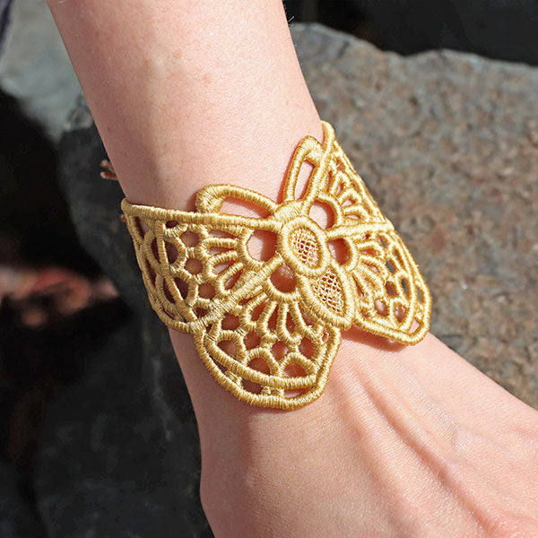 Gilded Wings Bracelet - Butterfly (Lace)
