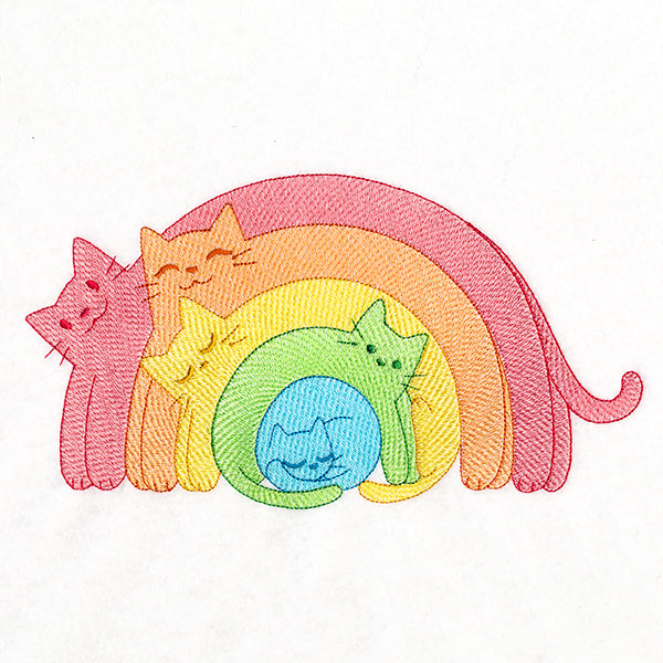 Rainbow Stretch Cats