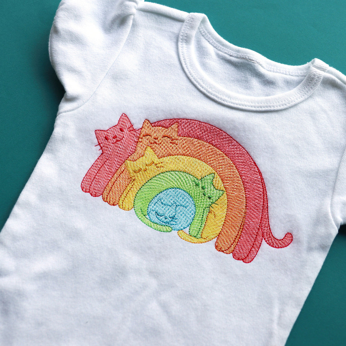 Rainbow Stretch Cats