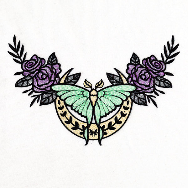 Cosmic Rose Moth Feature