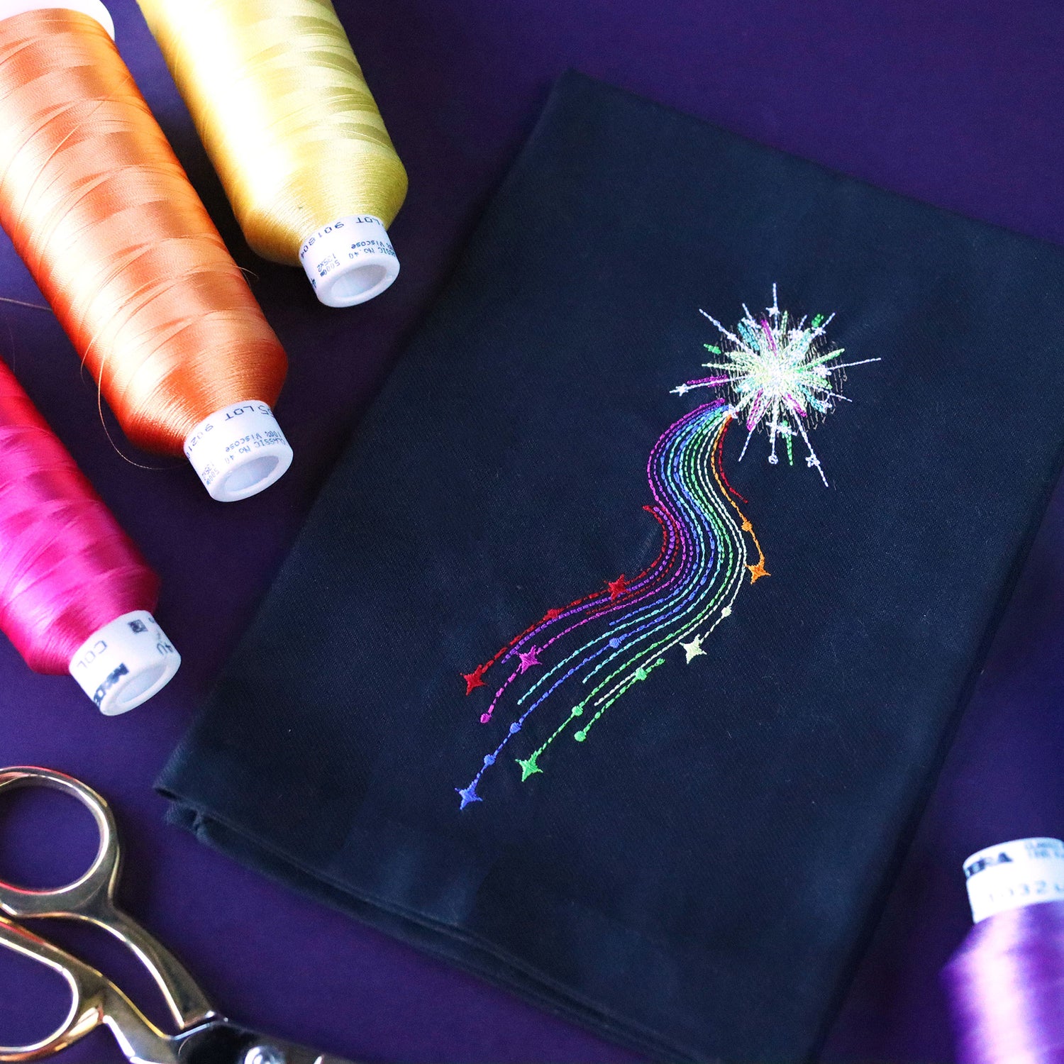 Rainbow Shooting Star
