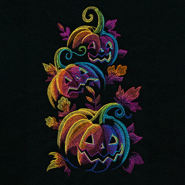 Color Theory Tumbling Jack O' Lantern