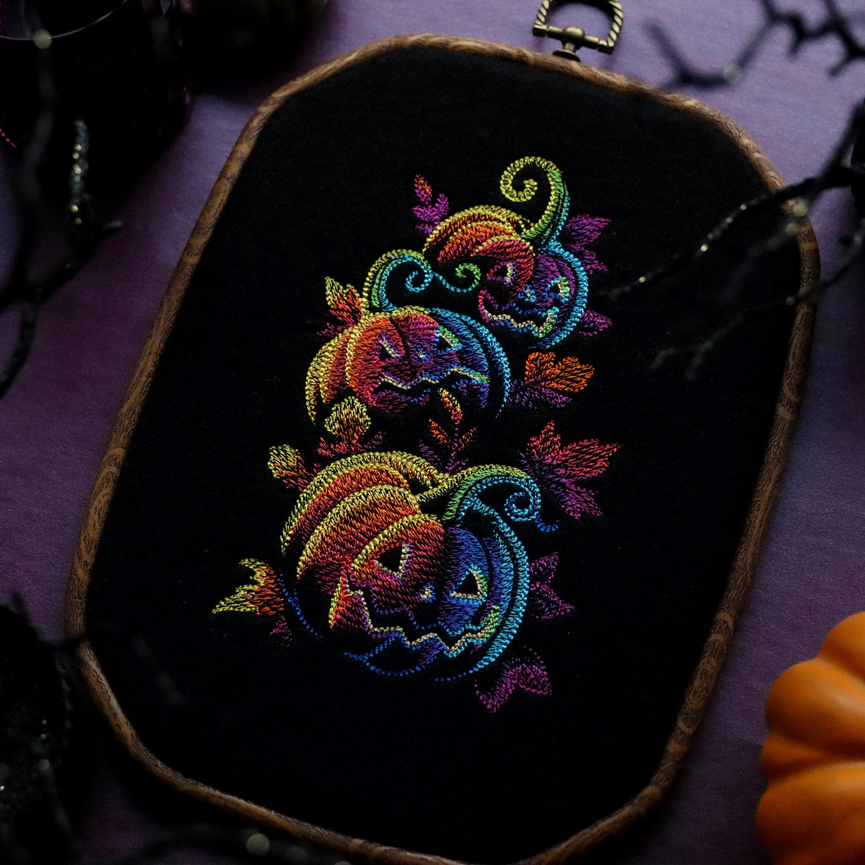 Color Theory Tumbling Jack O' Lantern