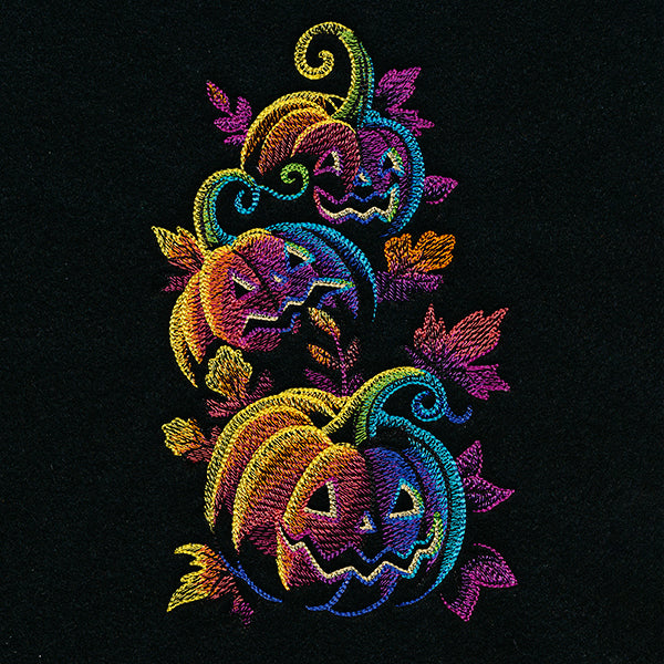 Color Theory Tumbling Jack O' Lantern