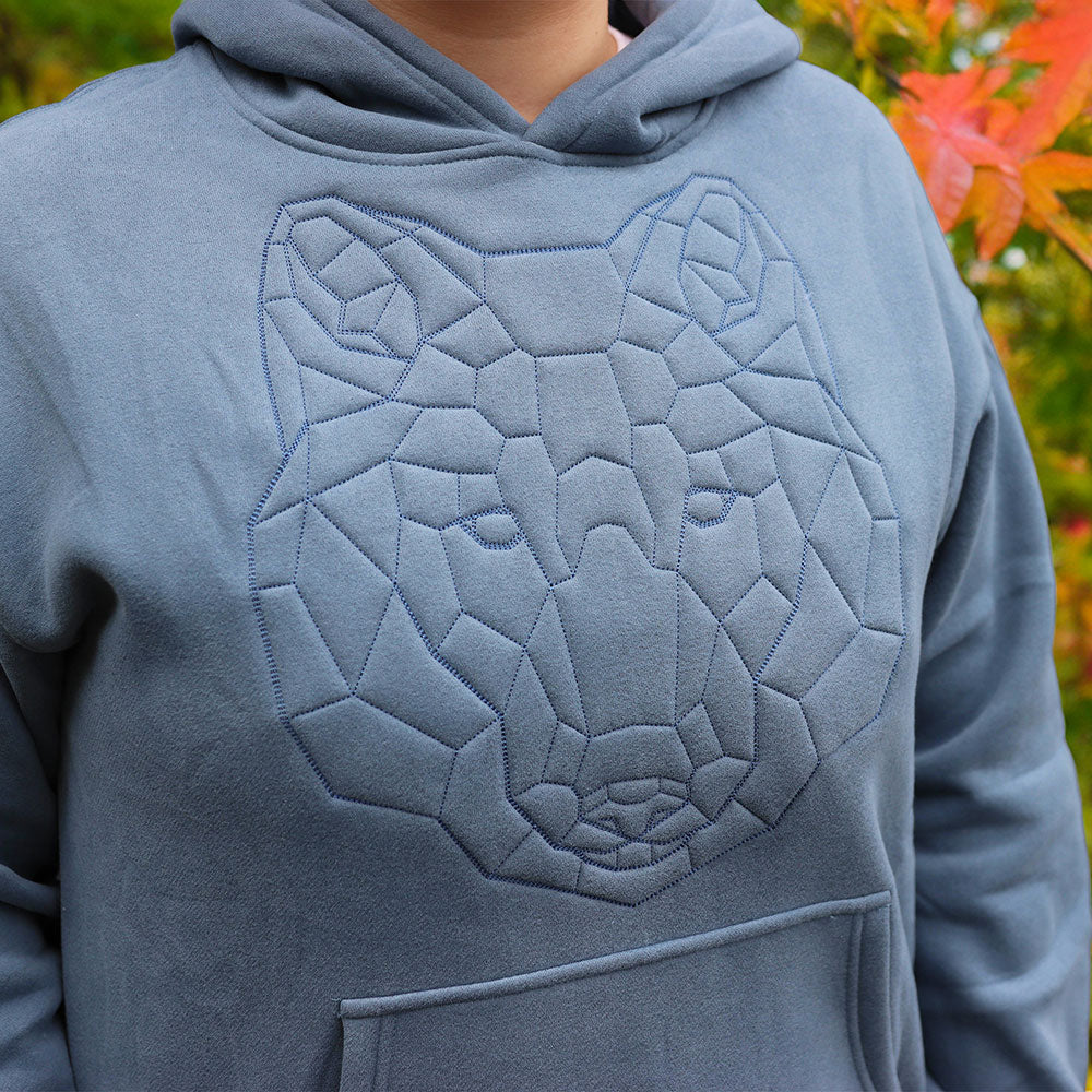 Simple Geometric Wolf (Quilting)