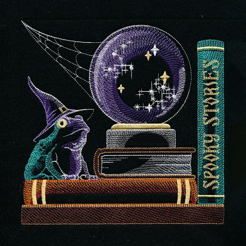 Build a Halloween Bookshelf Scene - Crystal Ball & Frog