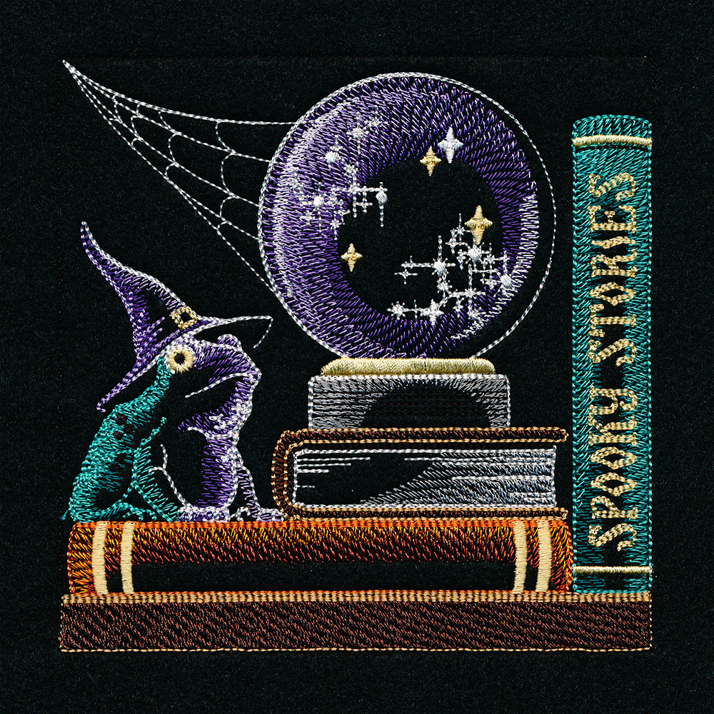 Build a Halloween Bookshelf Scene - Crystal Ball & Frog