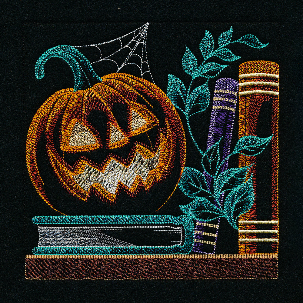 Build a Halloween Bookshelf Scene - Jack O' Lantern