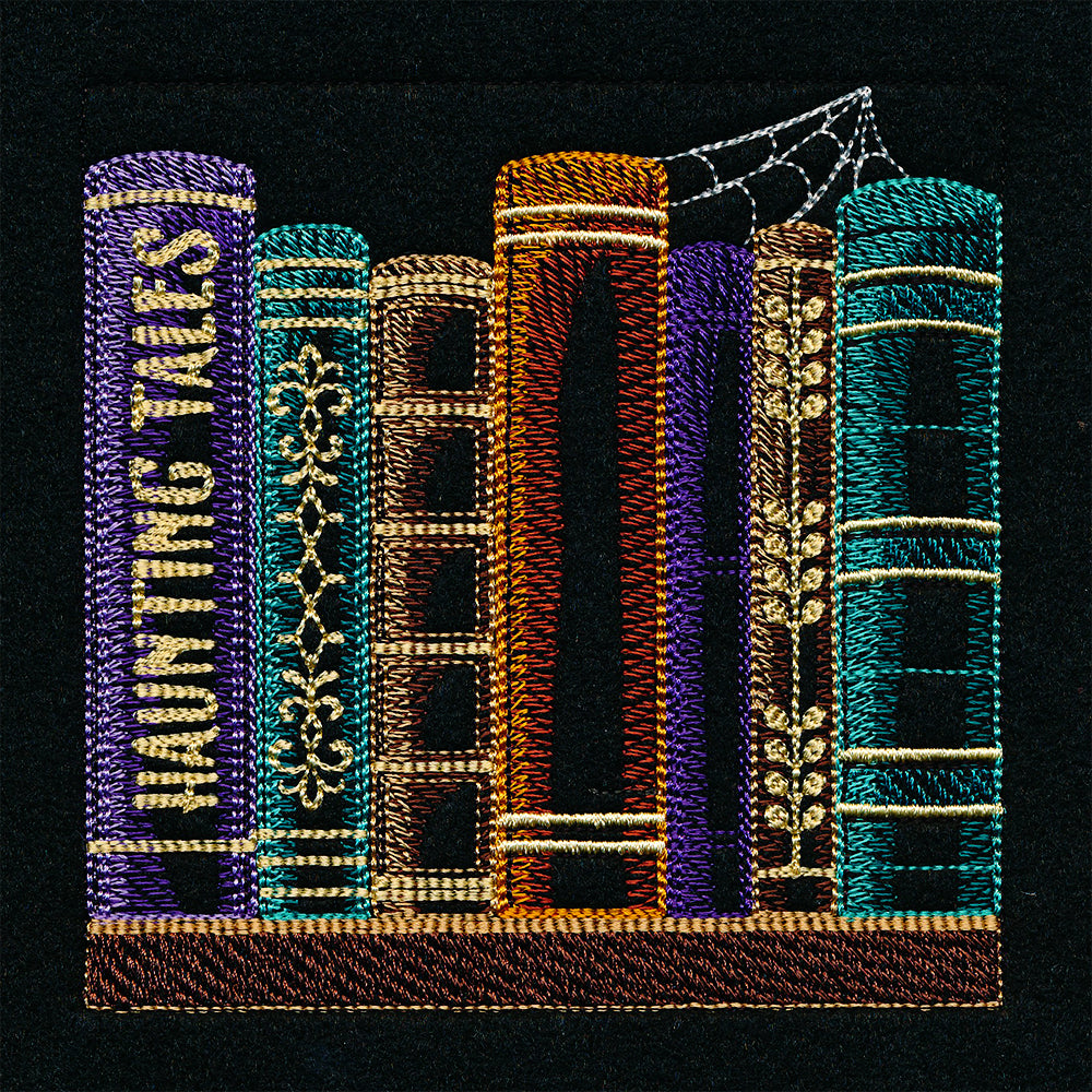 Build a Halloween Bookshelf Scene - Haunting Tales Stack