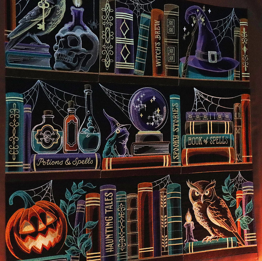 Build a Halloween Bookshelf Scene - Owl and Candle