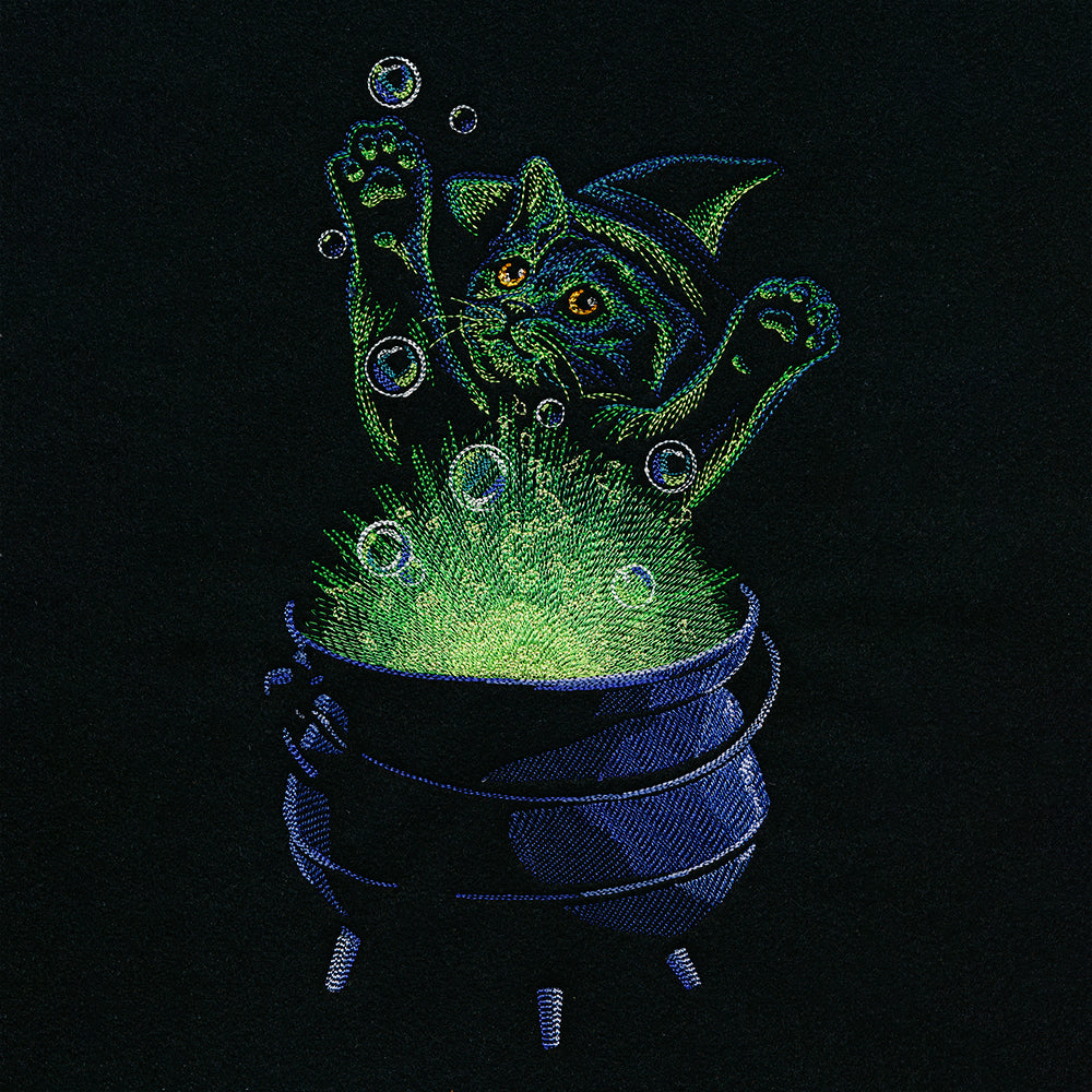 Glowing Kitty Cauldron