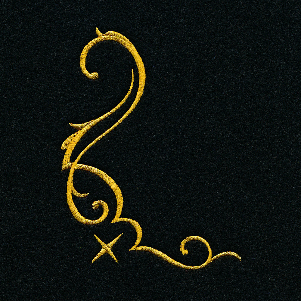 Interlocking Swirls - Corner