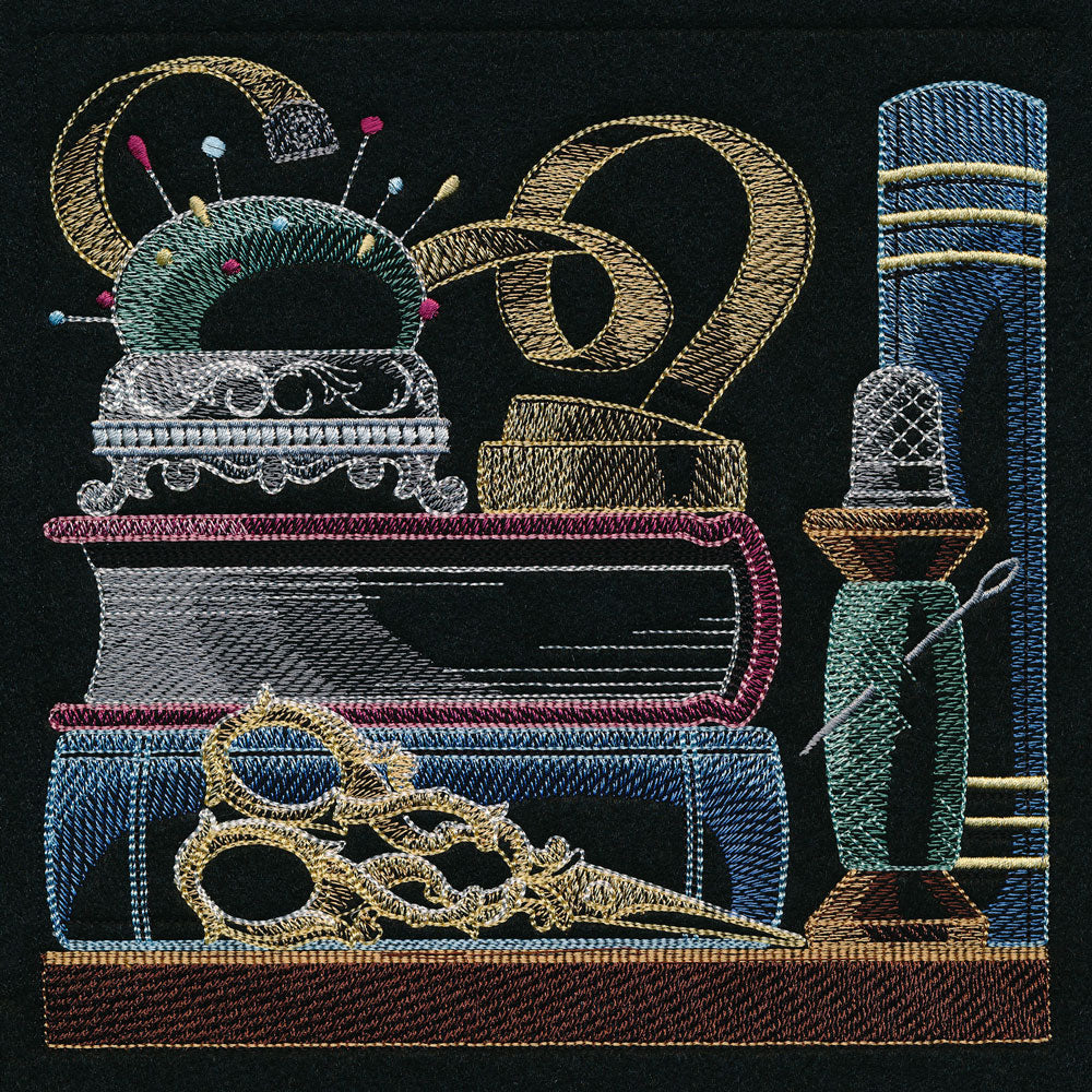 Build a Bookshelf Scene - Sewing