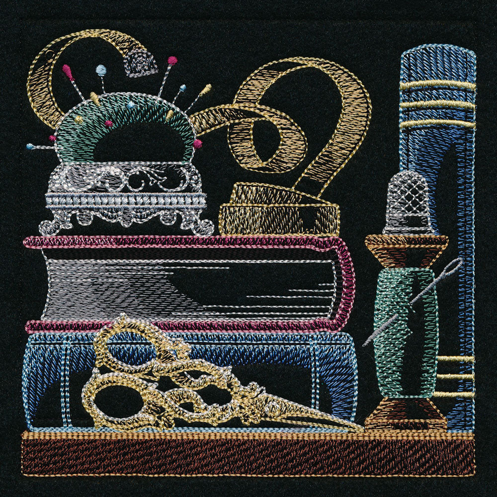 Build a Bookshelf Scene - Sewing