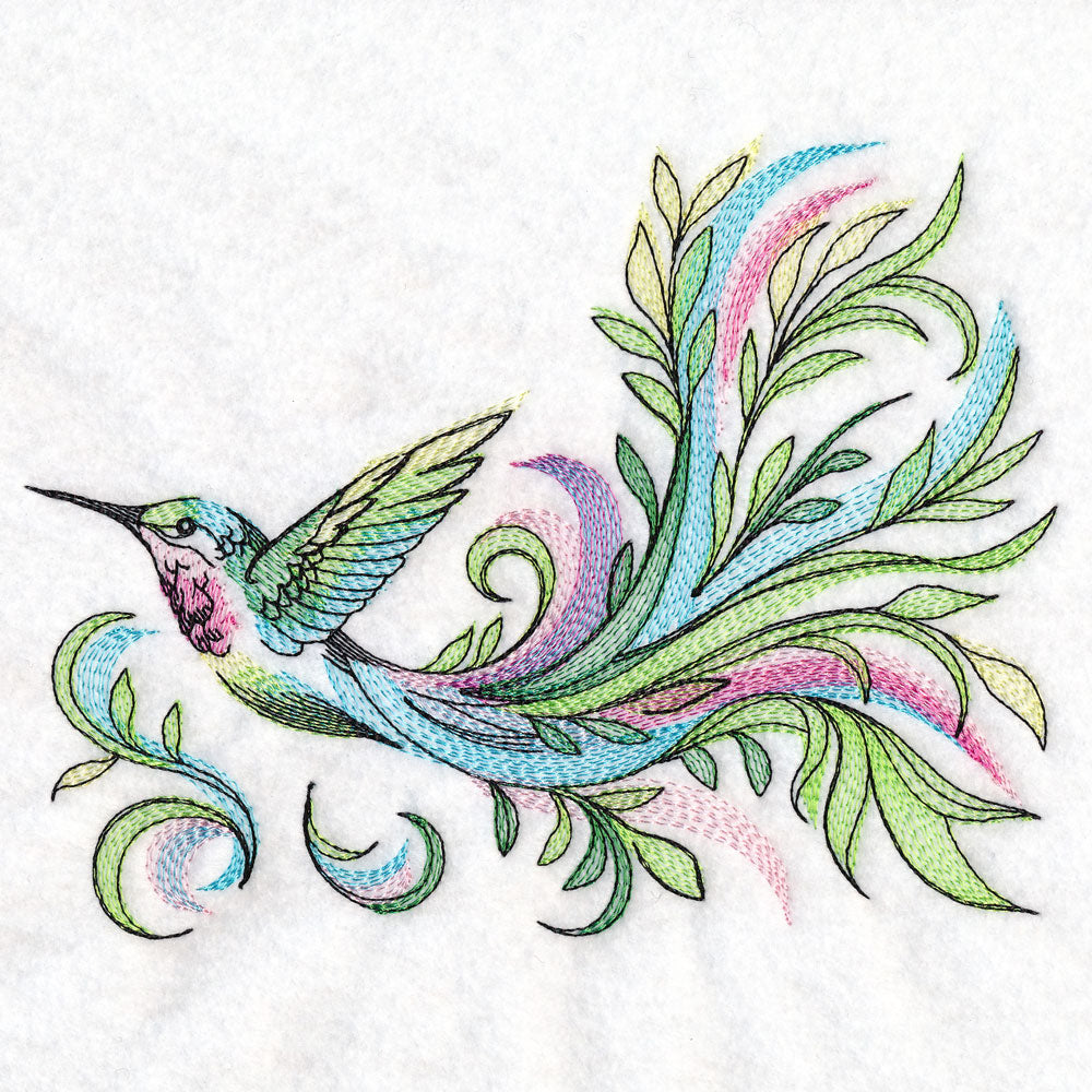 Botanical Breeze Hummingbird