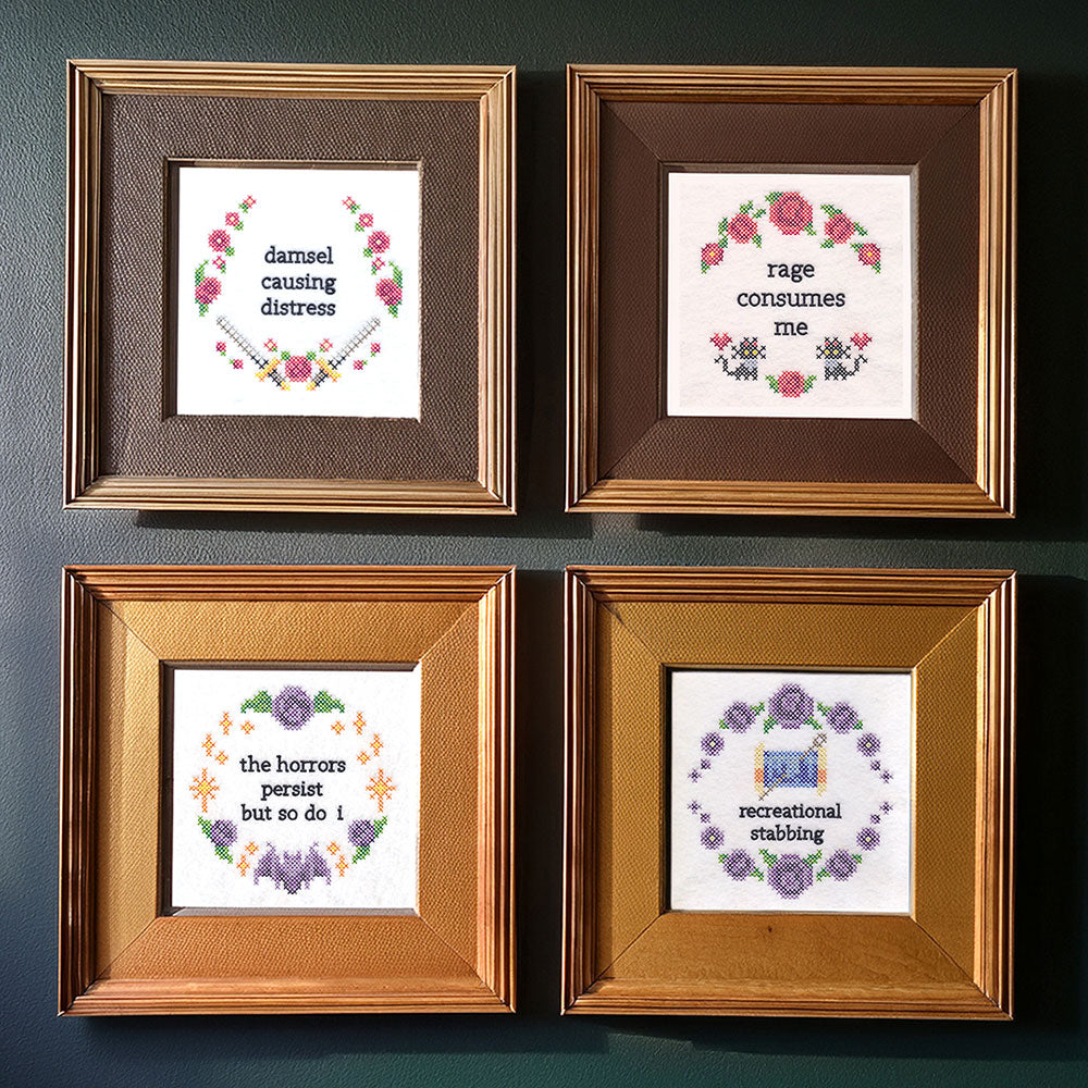 Snarky Samplers - Horrors Persist (Cross Stitch)