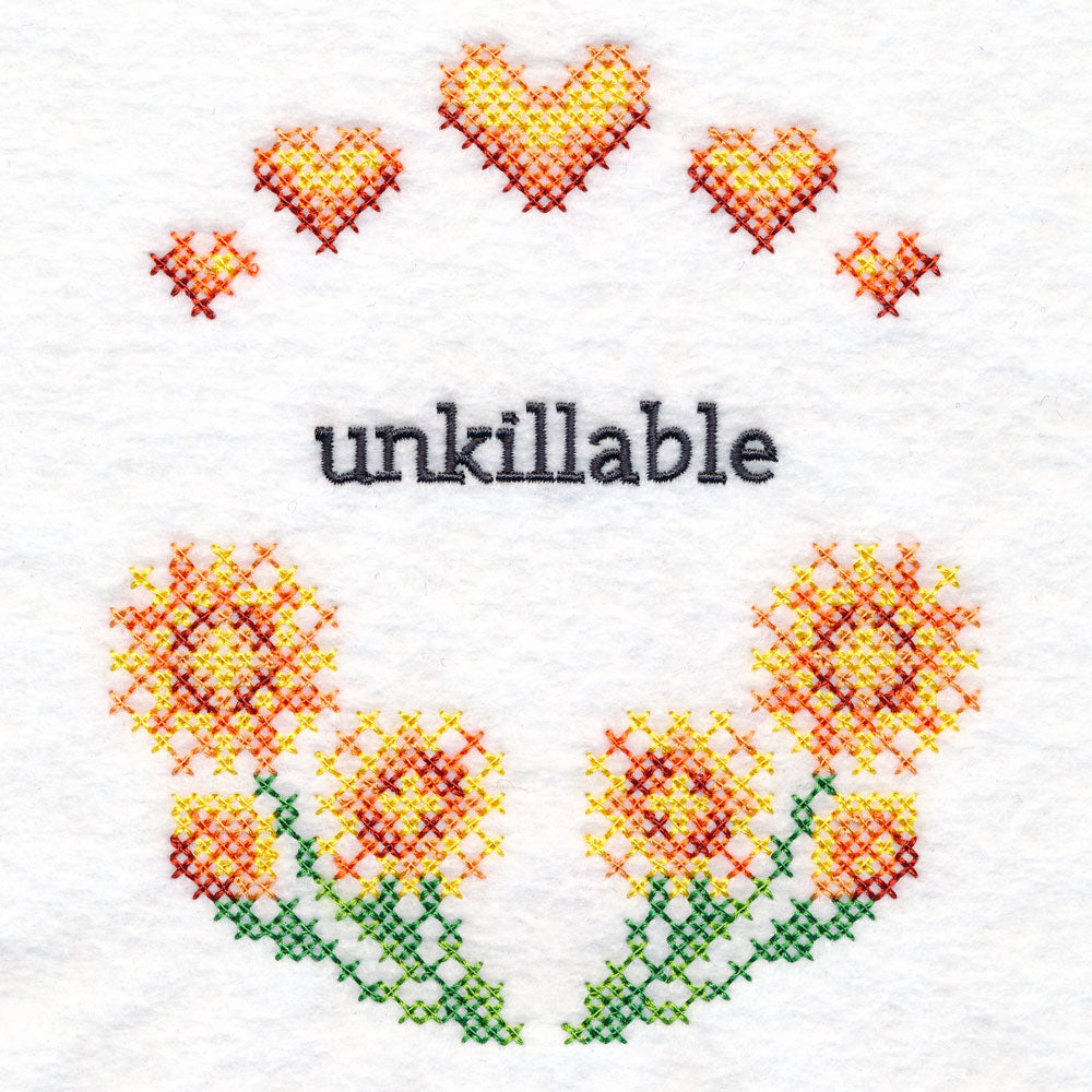 Snarky Samplers - Unkillable (Cross Stitch)