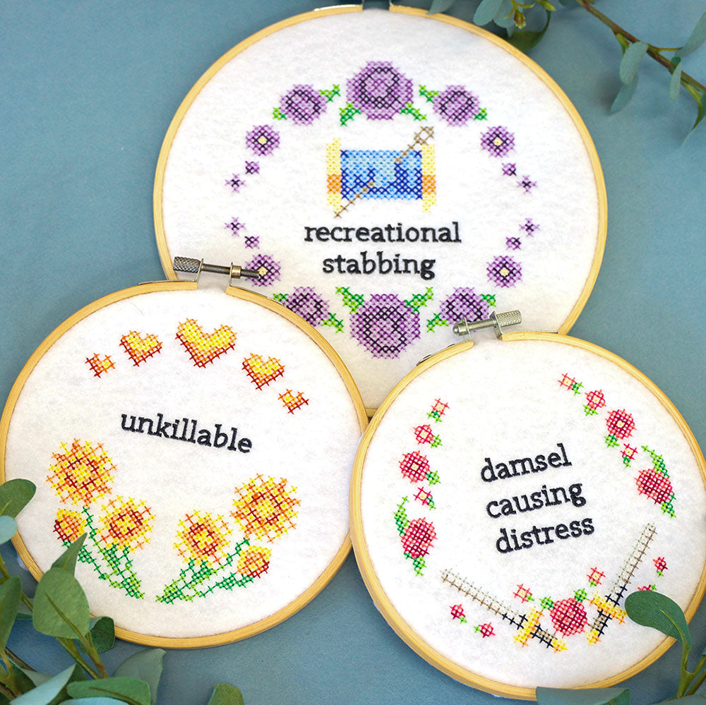 Snarky Samplers - Unkillable (Cross Stitch)