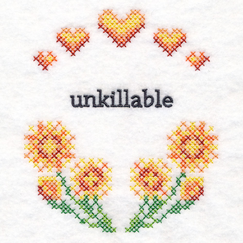 Snarky Samplers - Unkillable (Cross Stitch)