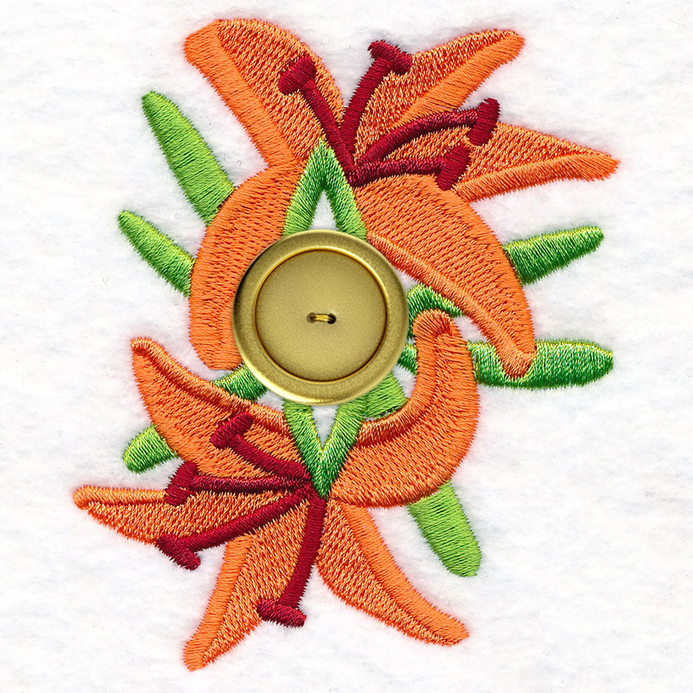 Blooming Garden Buttonhole - Lily