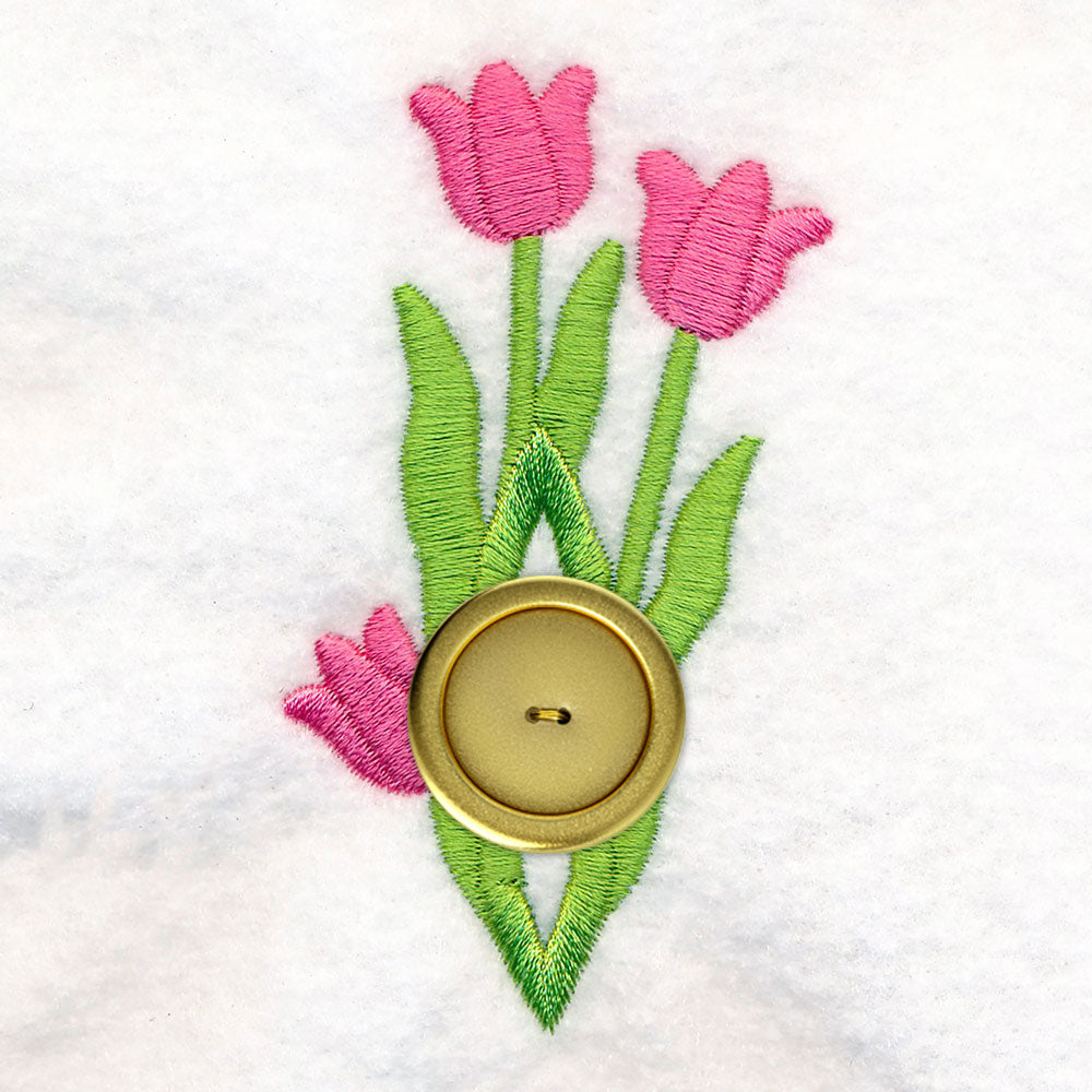 Blooming Garden Buttonhole - Tulip