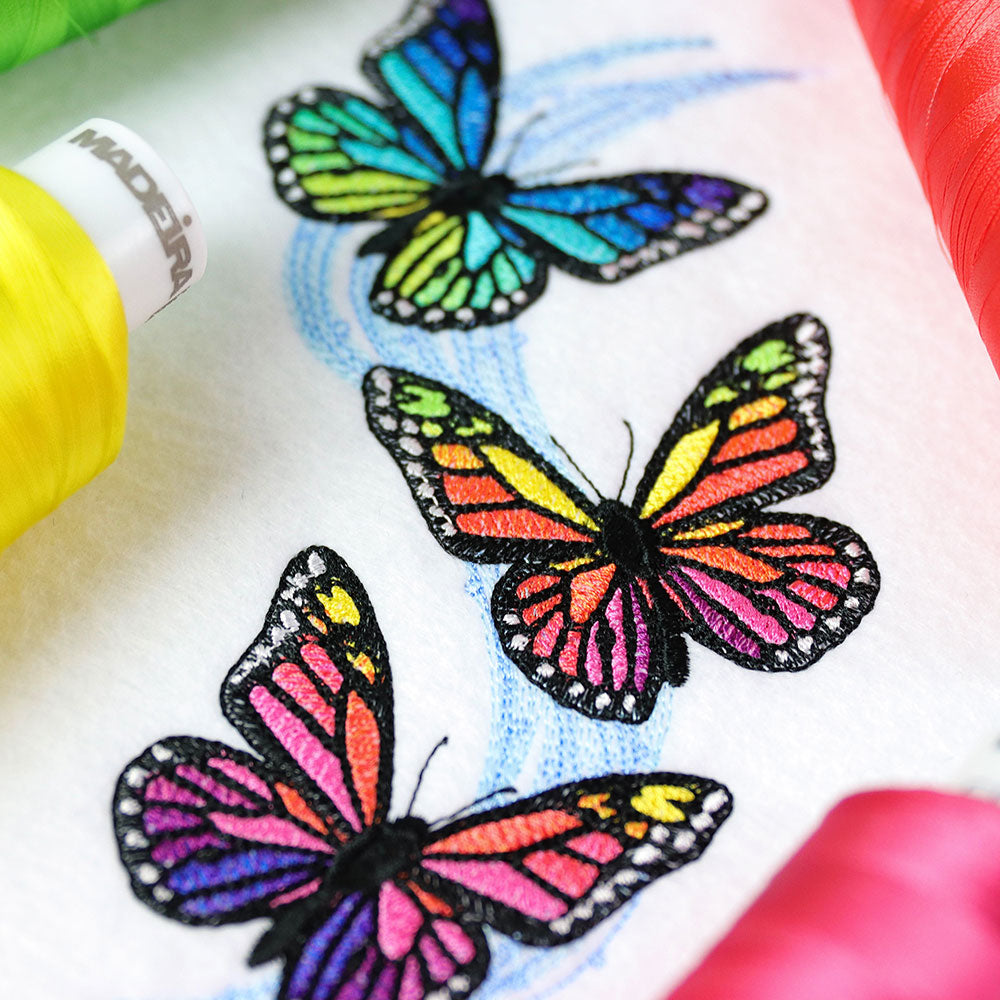 Prismatic Butterflies Trio