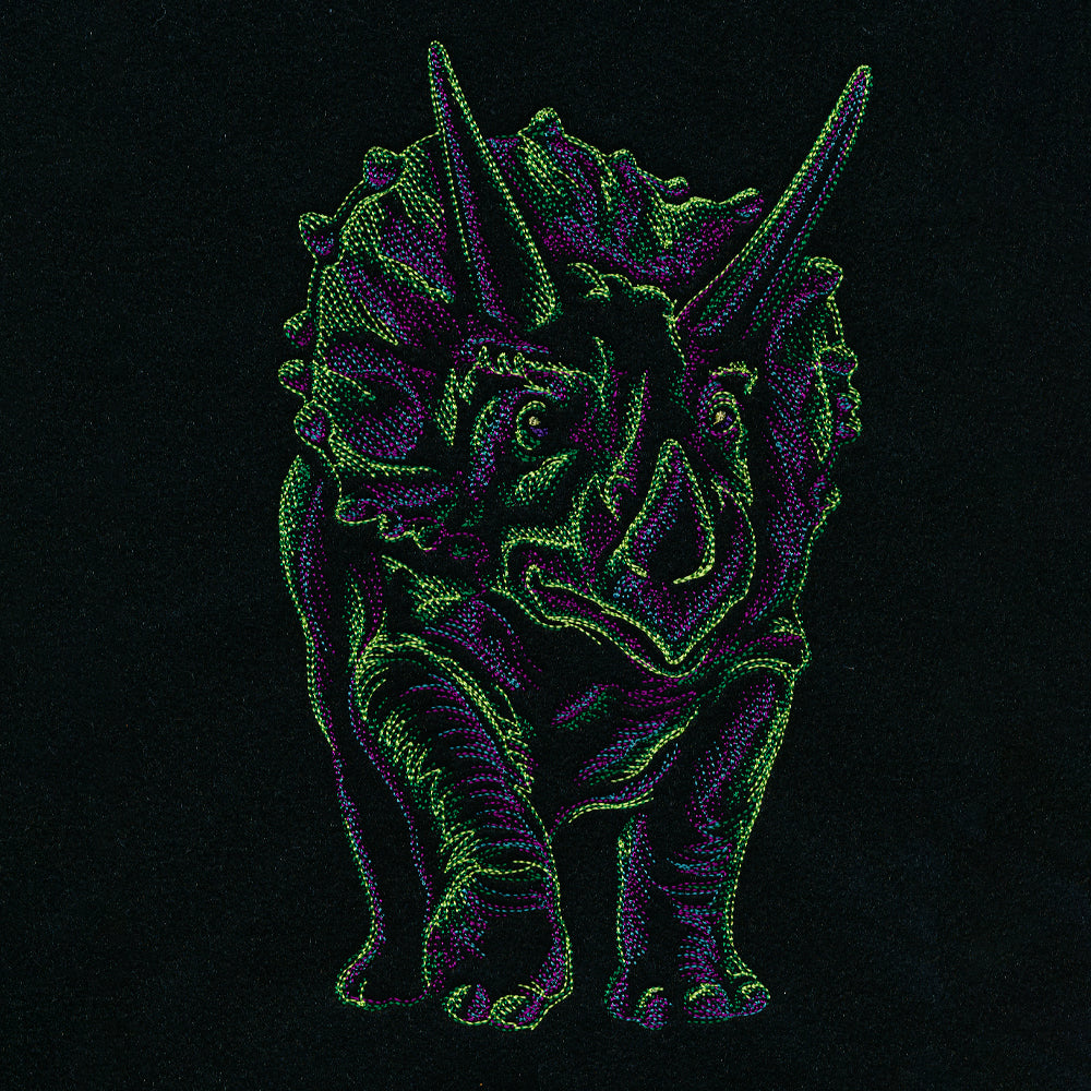 Emerging Triceratops