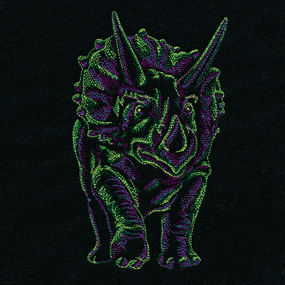 Emerging Triceratops