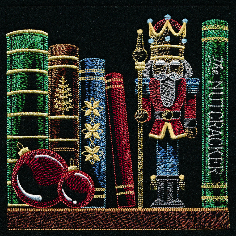 Build a Christmas Bookshelf Scene - Nutcracker