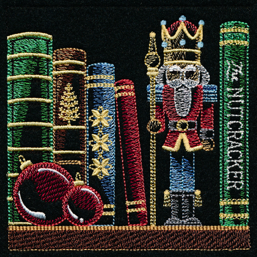 Build a Christmas Bookshelf Scene - Nutcracker