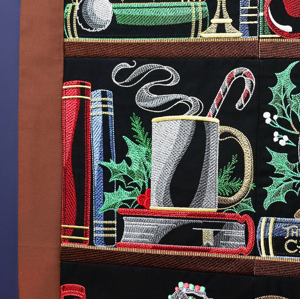 Build a Christmas Bookshelf Scene - Hot Cocoa