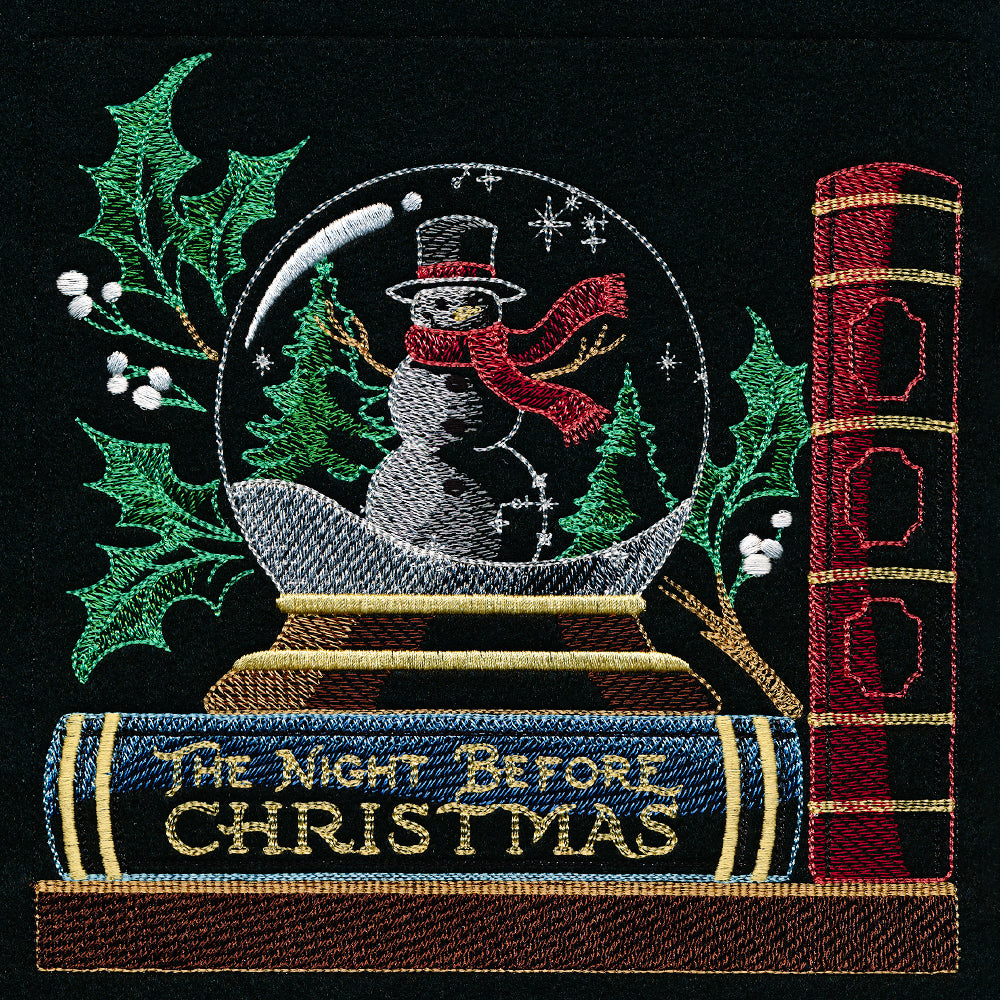 Build a Christmas Bookshelf Scene - Snow Globe