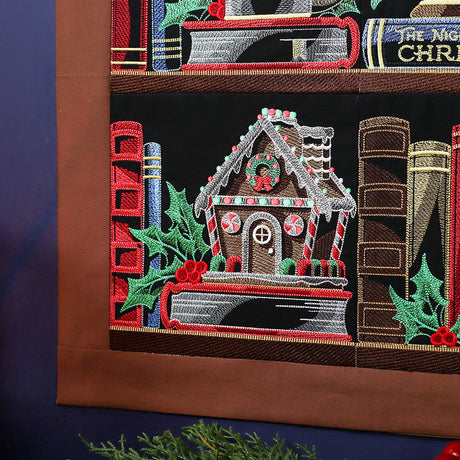 Build a Christmas Bookshelf Scene - Gingerbread House