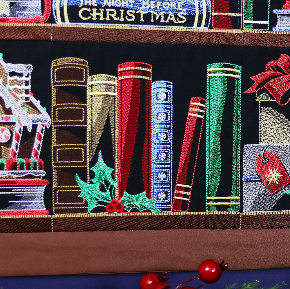Build a Christmas Bookshelf Scene - Books