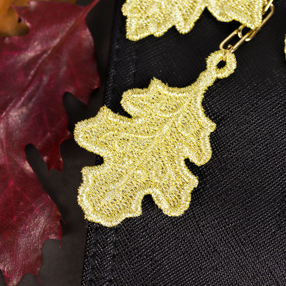 Gilded Fall Charms - Oak Leaf (Freestanding)