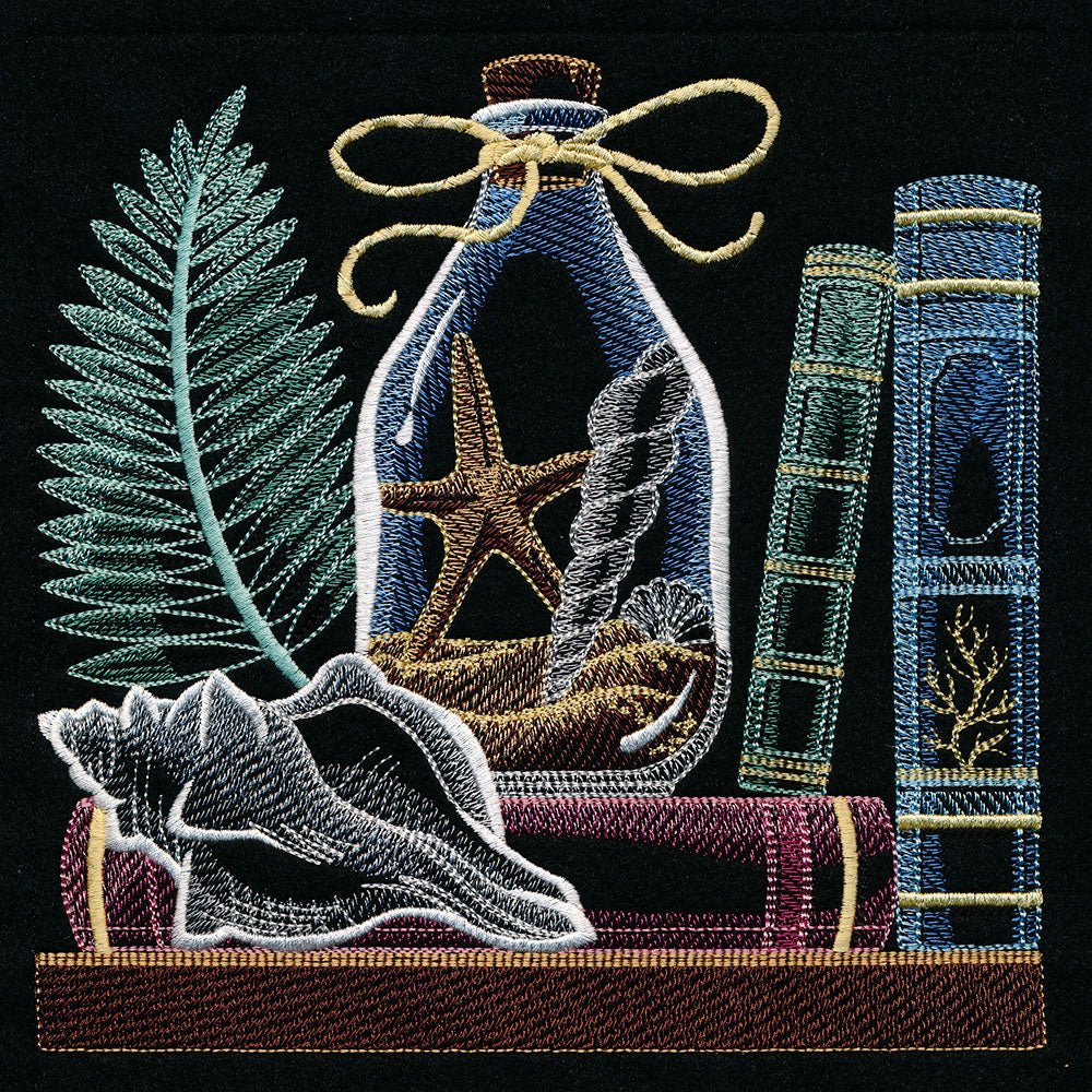 Build a Bookshelf Scene - Beach Treasures