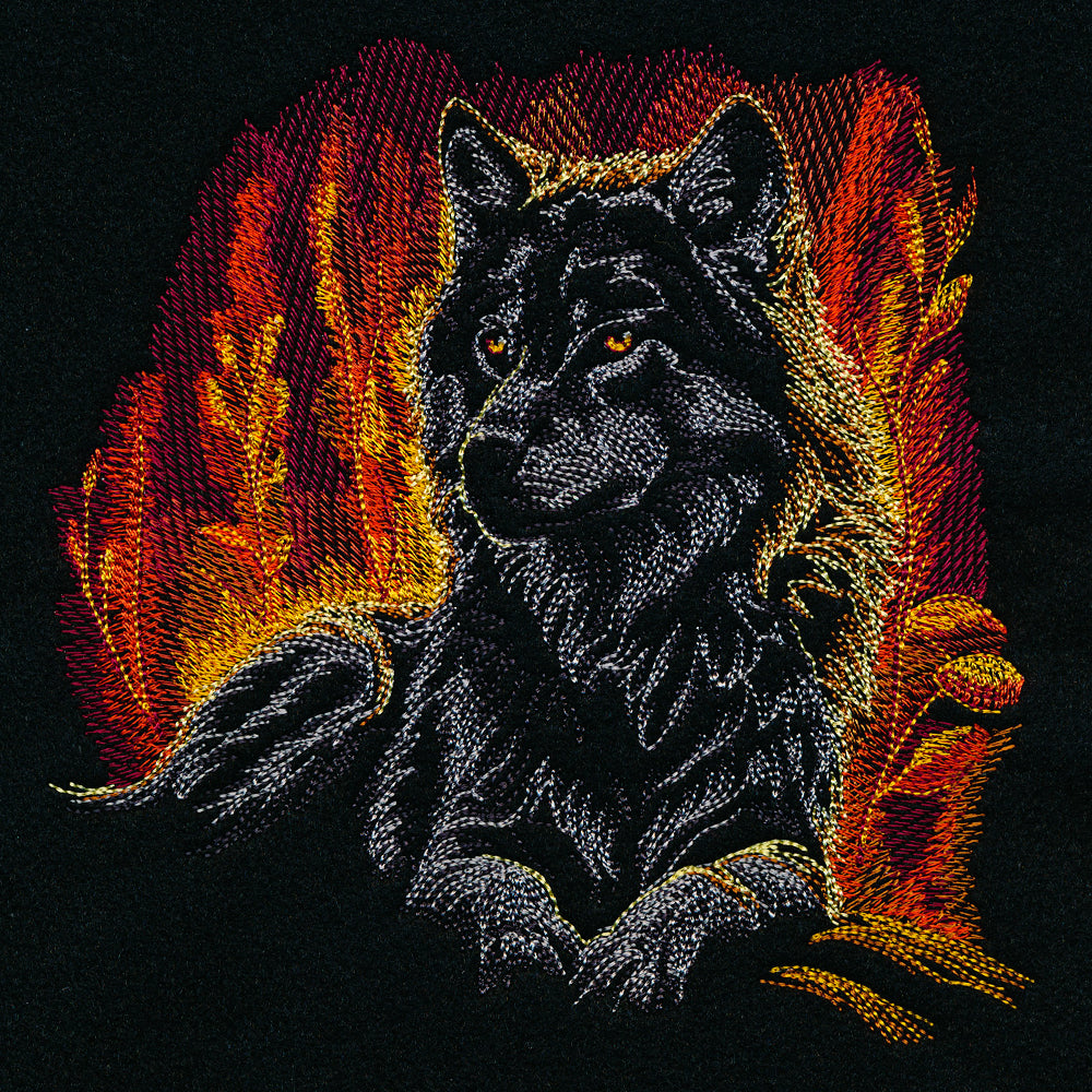 Autumn Glow Wolf