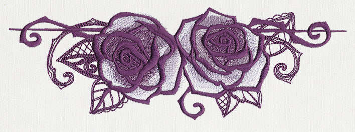 Briar Rose - Draped Border
