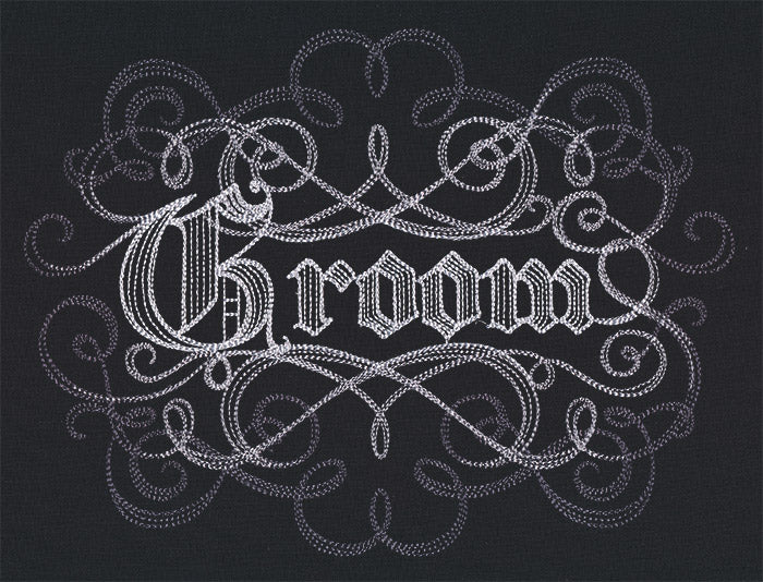 Calligraphic Groom