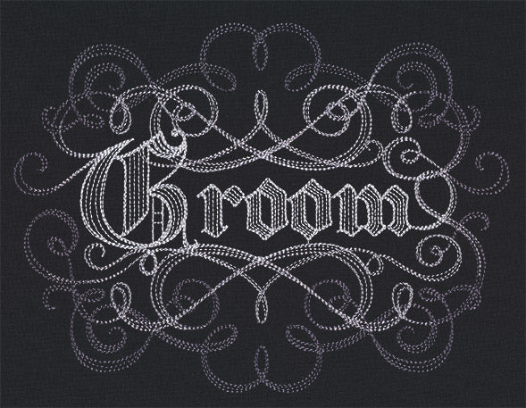 Calligraphic Groom