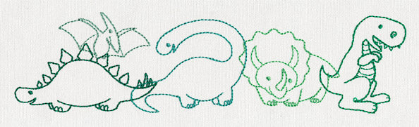 Creature Feature - Dinosaur Border