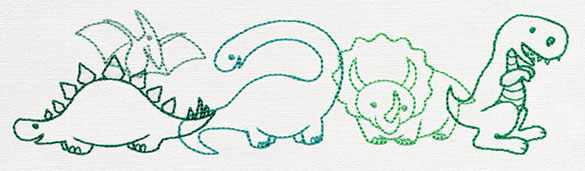 Creature Feature - Dinosaur Border