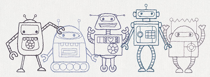 Creature Feature - Robot Border
