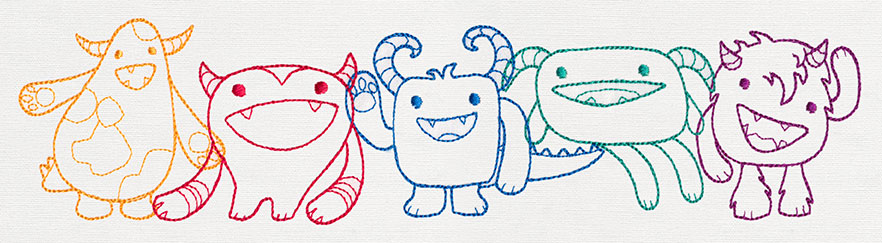 Creature Feature - Monster Border