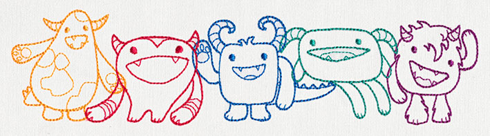 Creature Feature - Monster Border