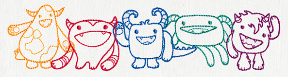 Creature Feature - Monster Border