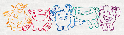 Creature Feature - Monster Border