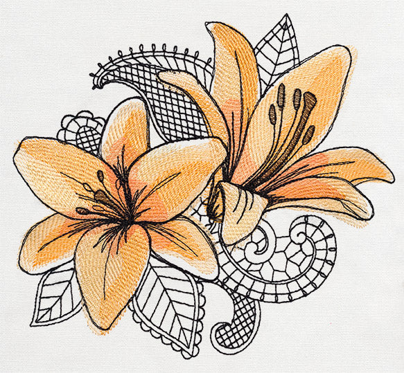 Petals and Lace - Lily