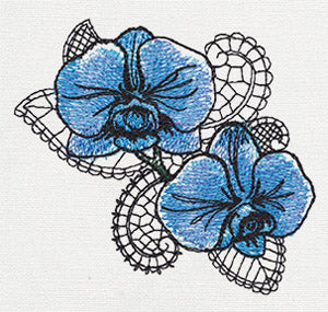 Petals and Lace - Orchid