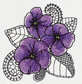 Petals and Lace - Violet